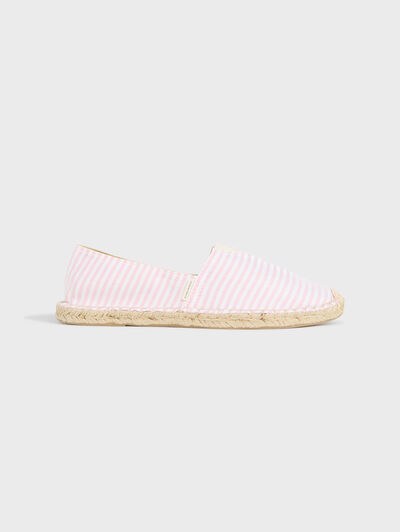 ESPADRILLES OXFORD STRIPES ROSA