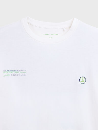 CAMISETA COFFEE BLANCO