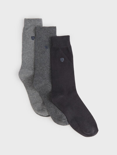 CALCETINES LISOS NEGRO