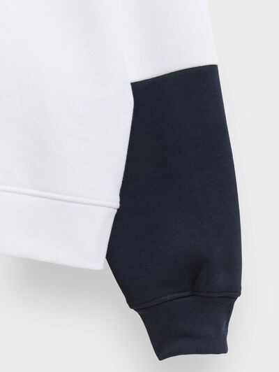 SUDADERA BASEBALL BLANCO