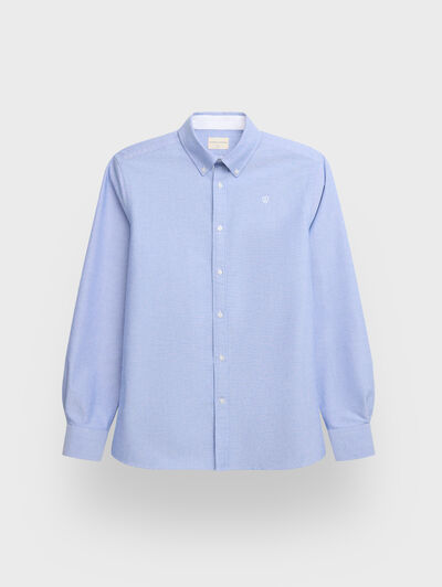 CAMISA NIDO C.BOTON AZUL