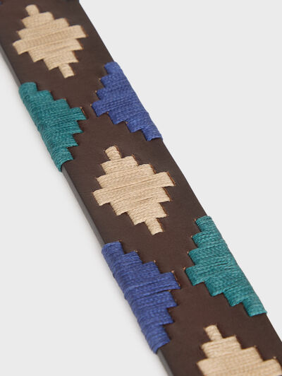 CINTURON PAMPA PIEL  VERDE