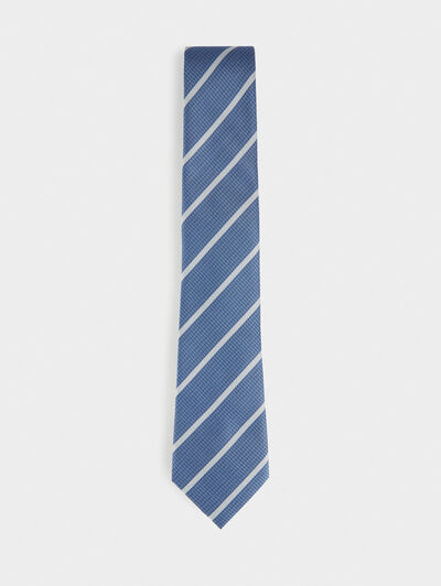 CORBATA JACQUARD MF AZUL