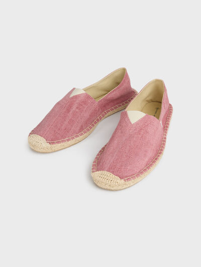 ESPADRILLES LINEN BURDEOS