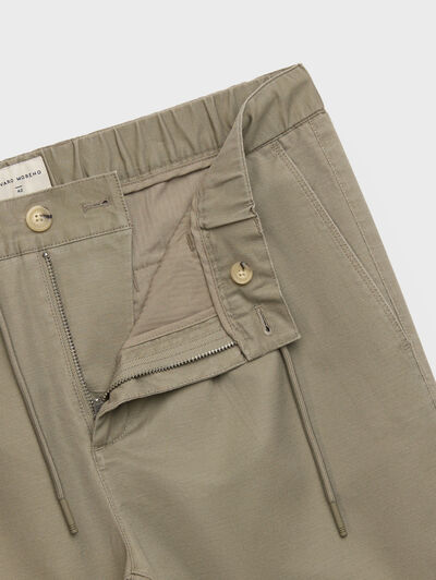 PANTALON LINO VERDE