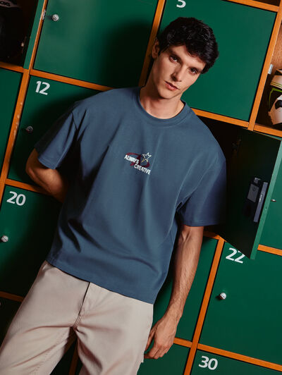 CAMISETA CREATIVE AZUL