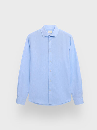 CAMISA LINO ALEX AZUL