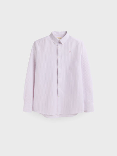 CAMISA OXFORD SUNSET BURDEOS