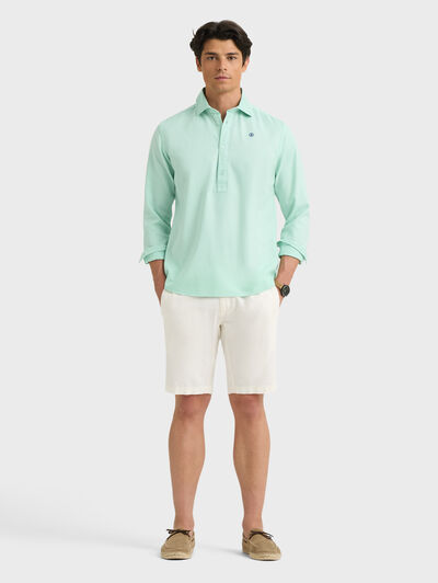POLERA PANAMA DYE VERDE AGUA