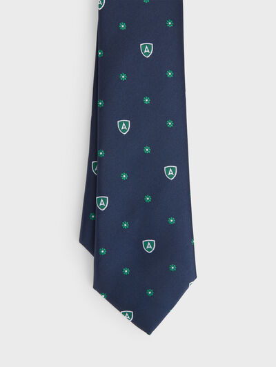 CORBATA JAQUARD MF AZUL MARINO