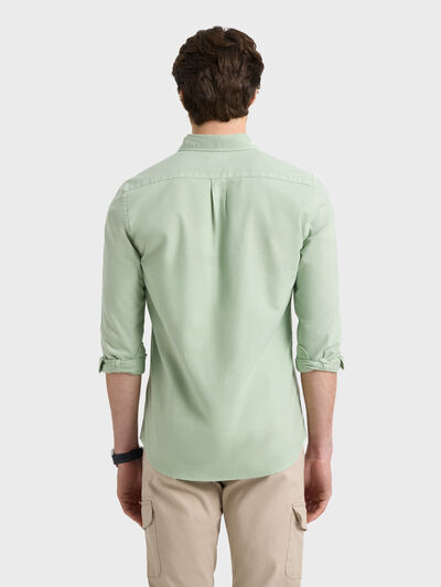 CAMISA OXFORD DYE VERDE
