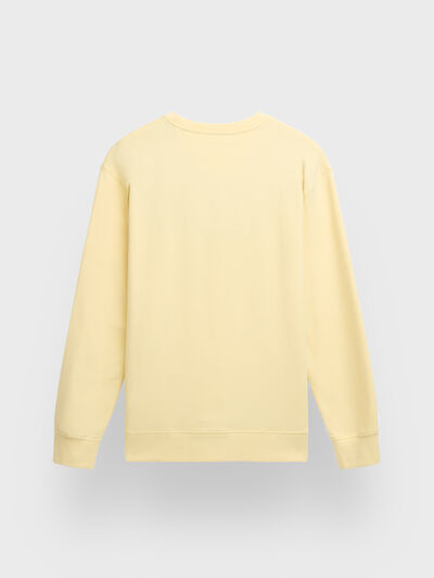 SUDADERA BASIC SPRING AMARILLO