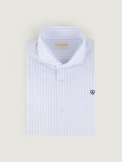 CAMISA VESTIR RAYAS BLANCO