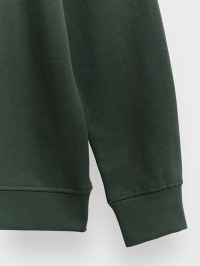 SUDADERA PATCH VERDE