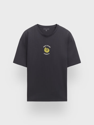 CAMISETA ISLAND GRIS