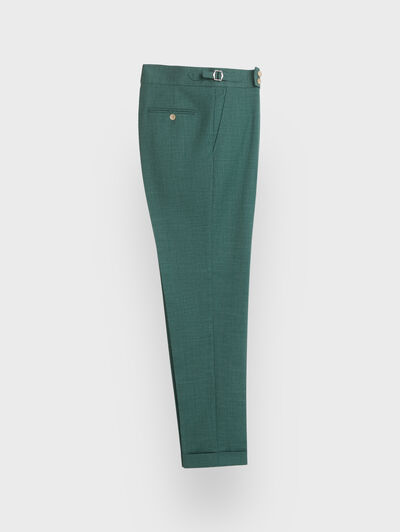 PANTALON MONACO FIL A FIL VERDE