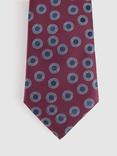 CORBATA JACQUARD MF BURDEOS