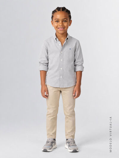 CAMISA OXFORD SOLID KIDS