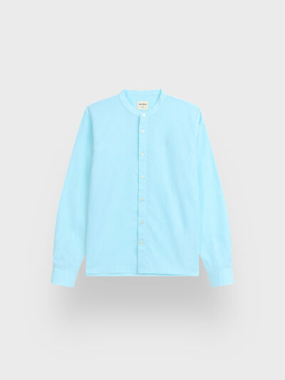 CAMISA LINO MAO KIDS VERDE AGUA