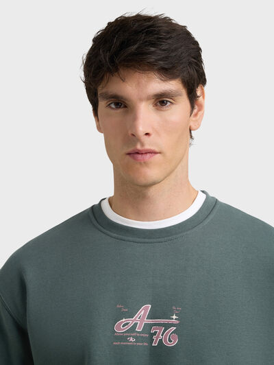 SUDADERA BELIEVE VERDE