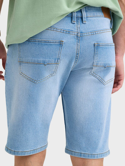 BERMUDA DENIM 5P AZUL