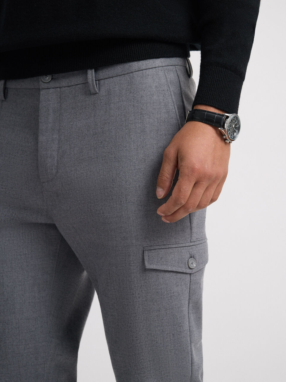 PANTALON CARGO FRANELA