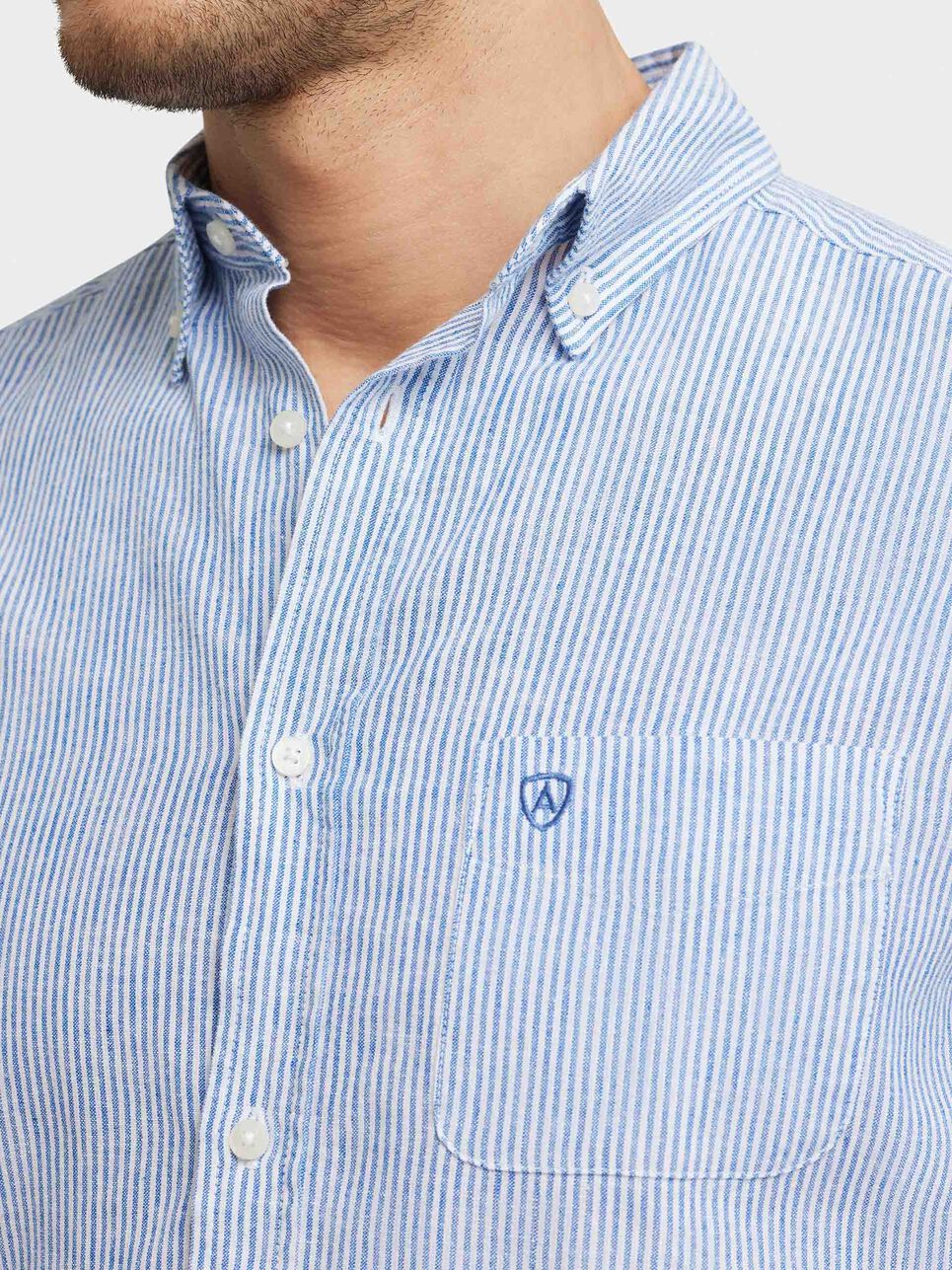 CAMISA LINO RAYAS BD