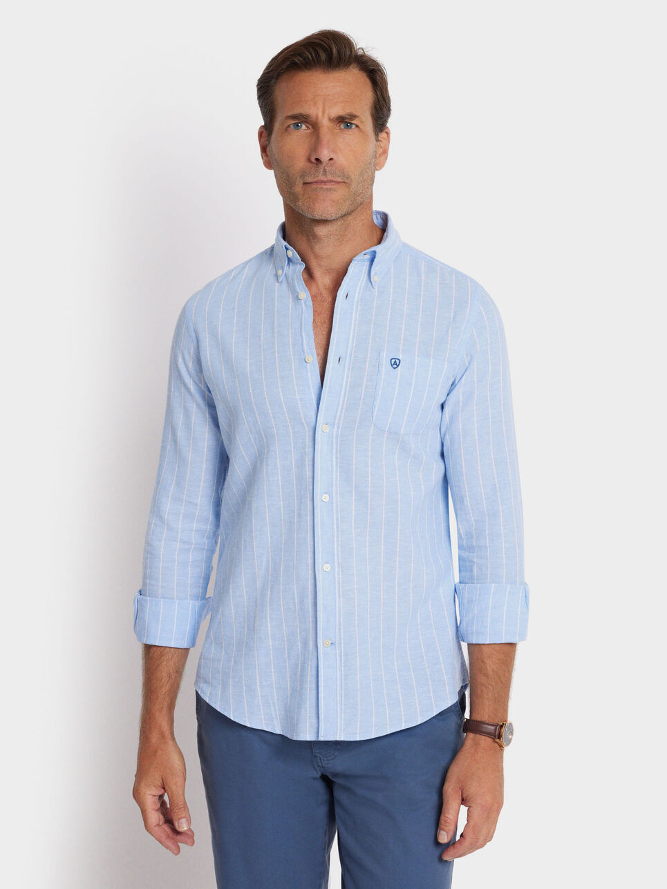 CAMISA LINO BD POCKET