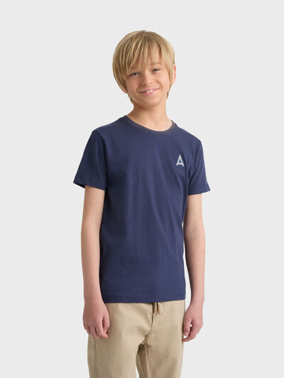 CAMISETA ETNICA KIDS AZUL MARINO
