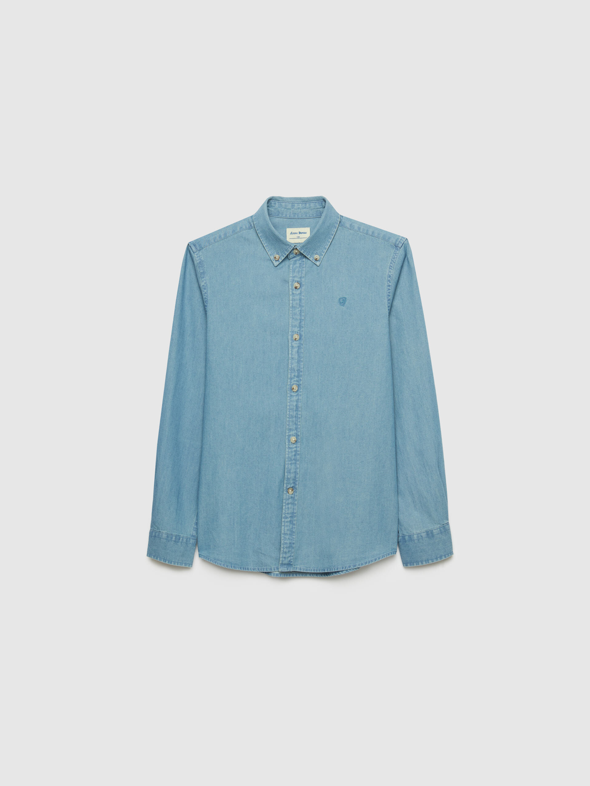 CAMISA DENIM BUTTON KIDS CELESTE
