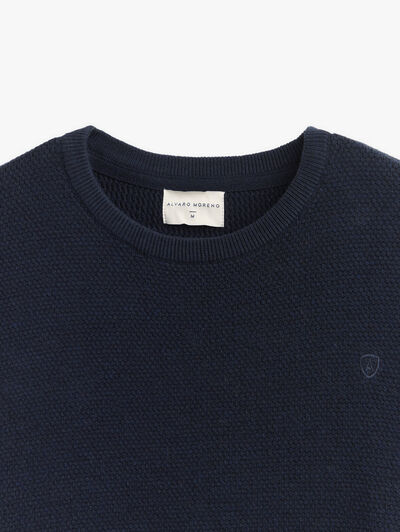 JERSEY ESTRUCTURA AZUL MARINO