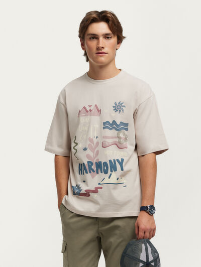 CAMISETA HARMONY BEIGE