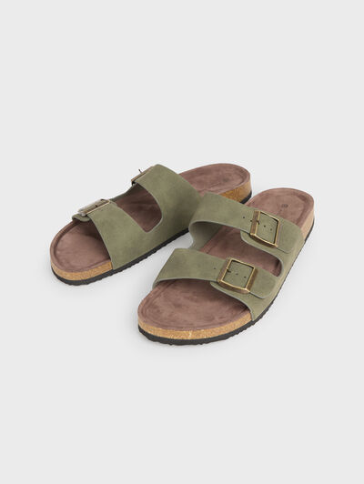 SANDALIAS HEBILLAS VERDE