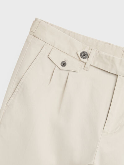 PANTALON CARROT BEIGE
