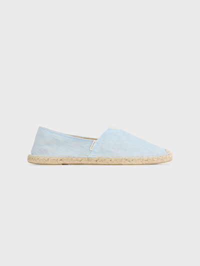 ESPADRILLES LINEN CELESTE