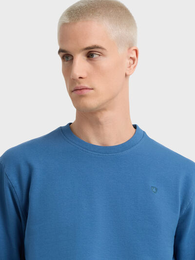 SUDADERA BASIC FANCY AZUL