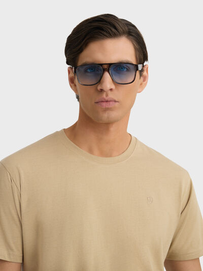 CAMISETA MELANGE CAMEL