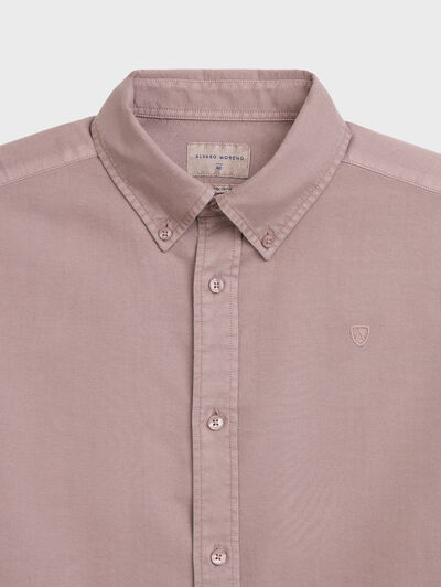 CAMISA OXFORD DYE ROSA