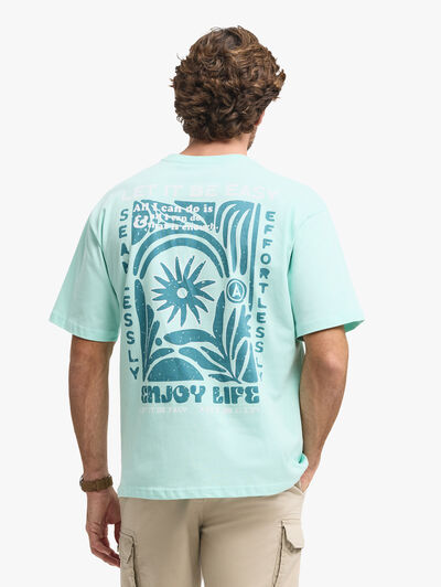 CAMISETA NATURAL VERDE AGUA