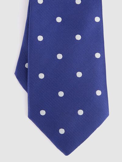 CORBATA JACQUARD MF AZUL MARINO