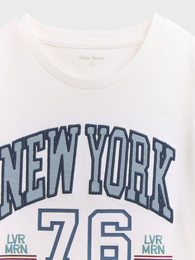 CAMISETA LIVING KIDS BLANCO