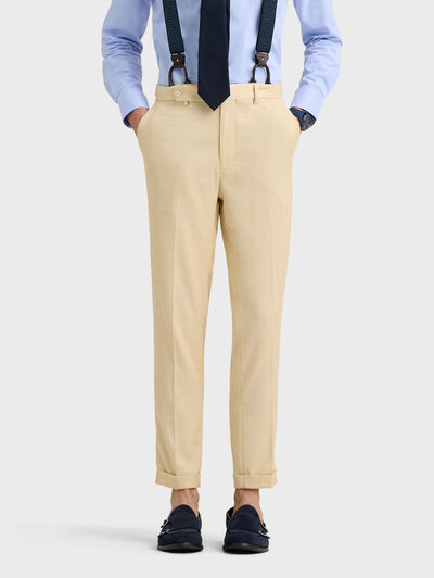 PANTALON CAPO ESTRUCTURA AMARILLO