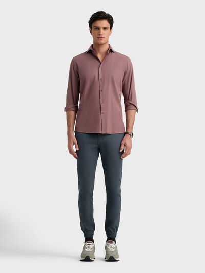 CAMISA TWILL PEACH