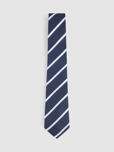 CORBATA JACQUARD MF AZUL MARINO