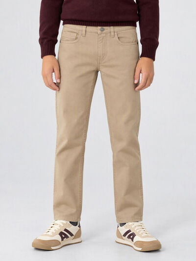 PANTALON 5 POCKETS KIDS CAMEL