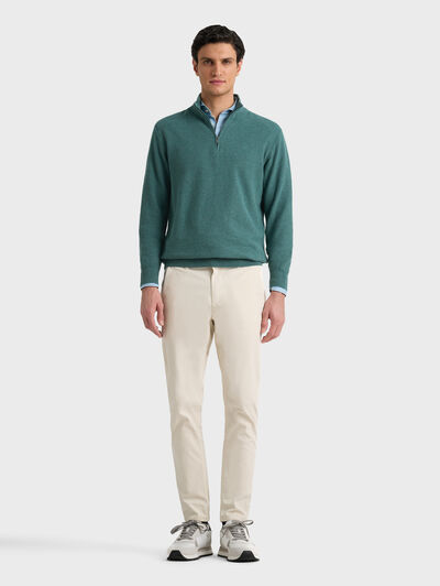 JERSEY CREMALLERA VERDE