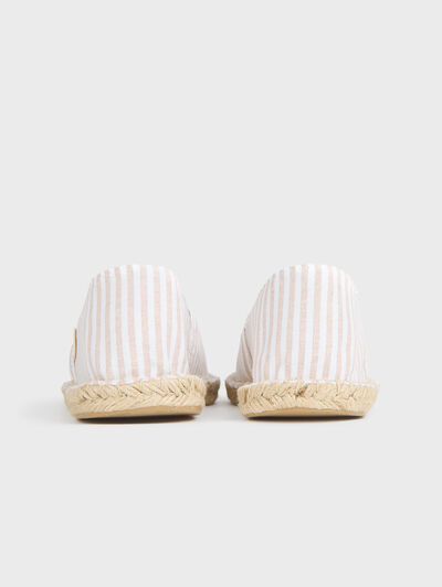 ESPADRILLES OXFORD STRIPES BEIGE