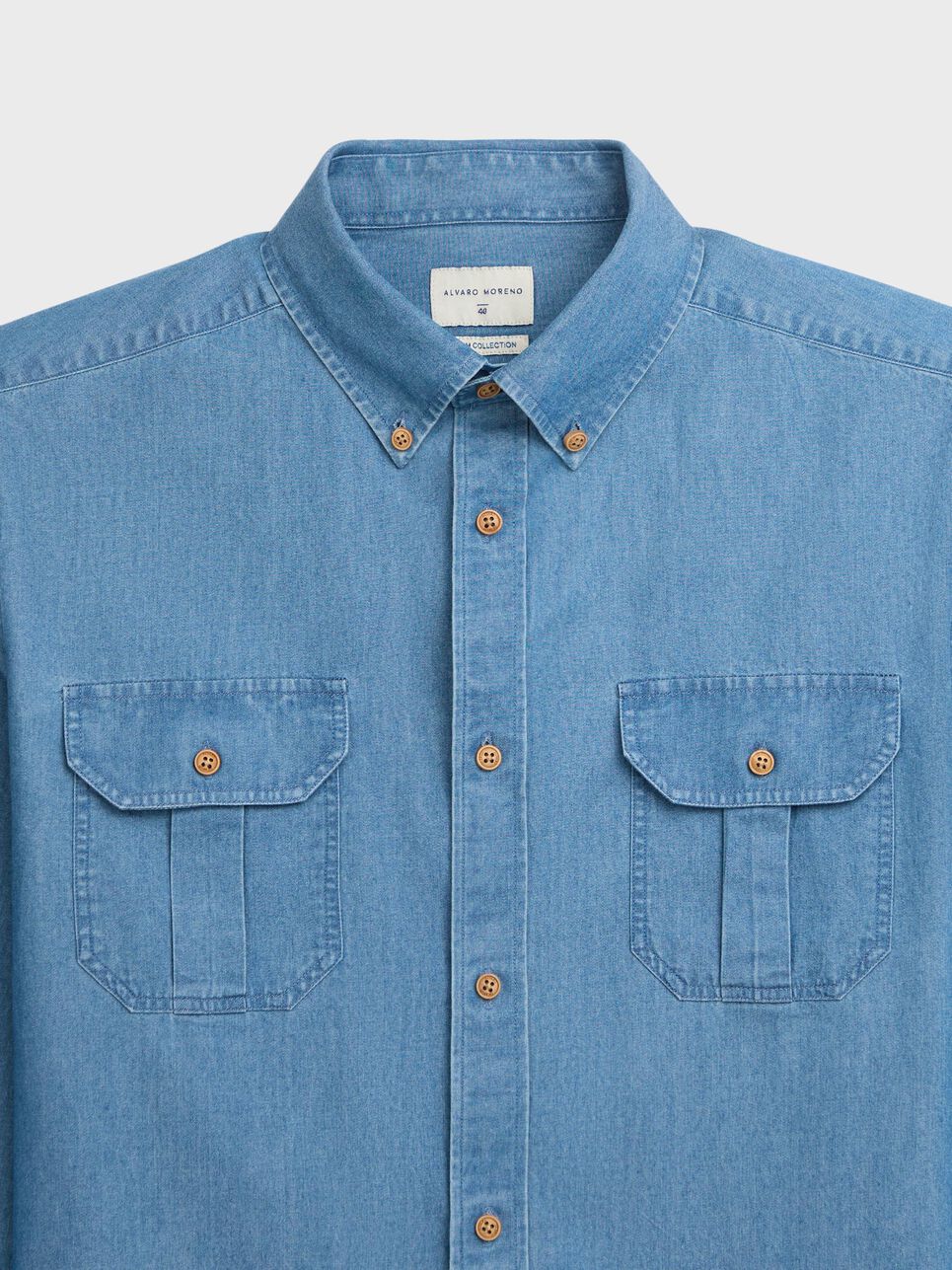 CAMISA DENIM BOLSILLOS