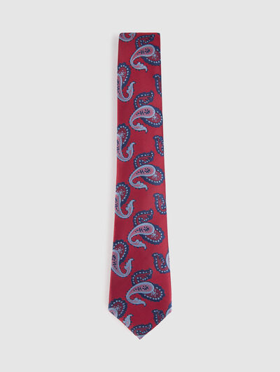 CORBATA JACQUARD MF ROJO
