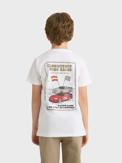 CAMISETA WINS KIDS BLANCO